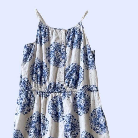 Girls Rachel Zoe for Janie & Jack Medallion Jumpsuit, Size 7 - Picture 7 of 9